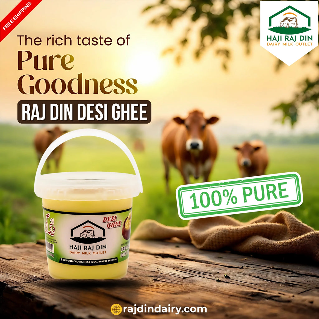 Raj Din Pure Desi Ghee - 1kg